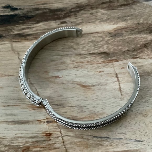 Dyrberg/Kern Chrystania Swarovski crystal hinged bracelet - Picture 5 of 6